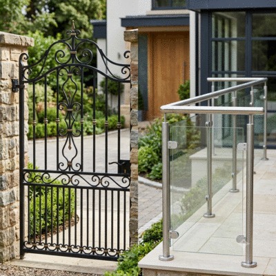 Ferronnerie - portail - garde corps inox